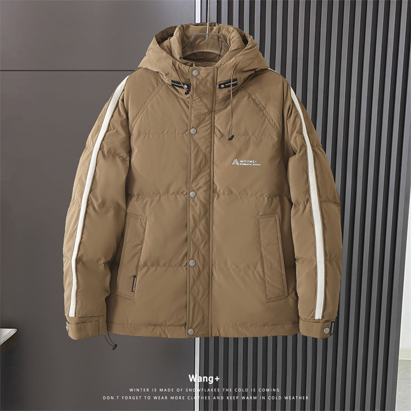 Men's Down Jacket Hooded Lightweight Winter Coat For Men_voghion.com