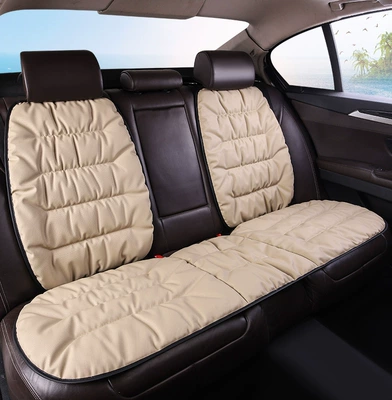 Universal seat cover – sweat-wicking breathable SUV car seat - beige-main-passenger-seat