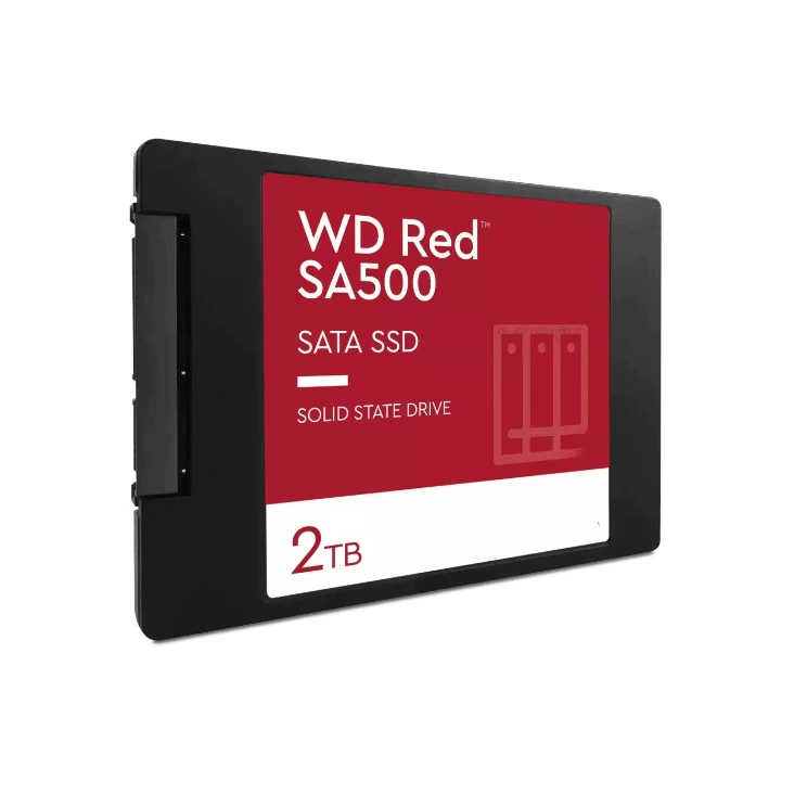 Жёсткий диск WD Red SA500 NAS SATA SSD 2.5”/7mm в корпусе — 500GB