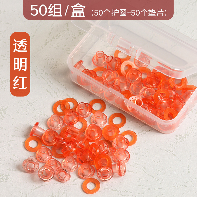 Kedeyou plástico color metal hebilla de ojo de pollo anillo de protección transparente remachadora de tarjetas perforadora manual perforadora de anillo