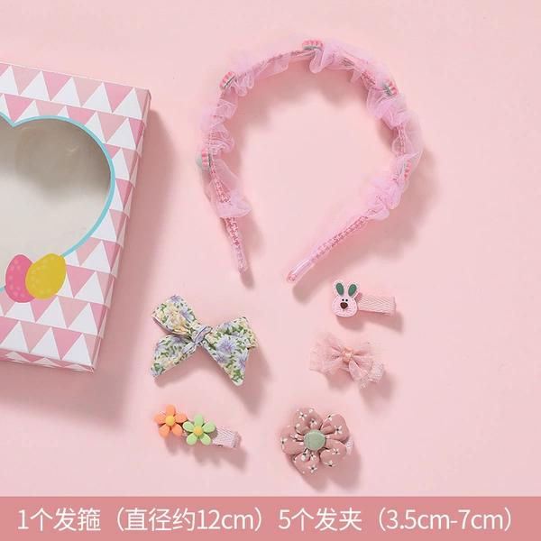 6 -piece set of mesh hair hoop