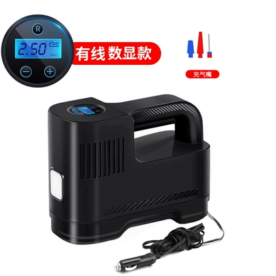 Hava nasosu intelligent car inflator - st-217-dc12v-american-plug-3m-wire-car-air-pumpdigital-display-meterwith-light