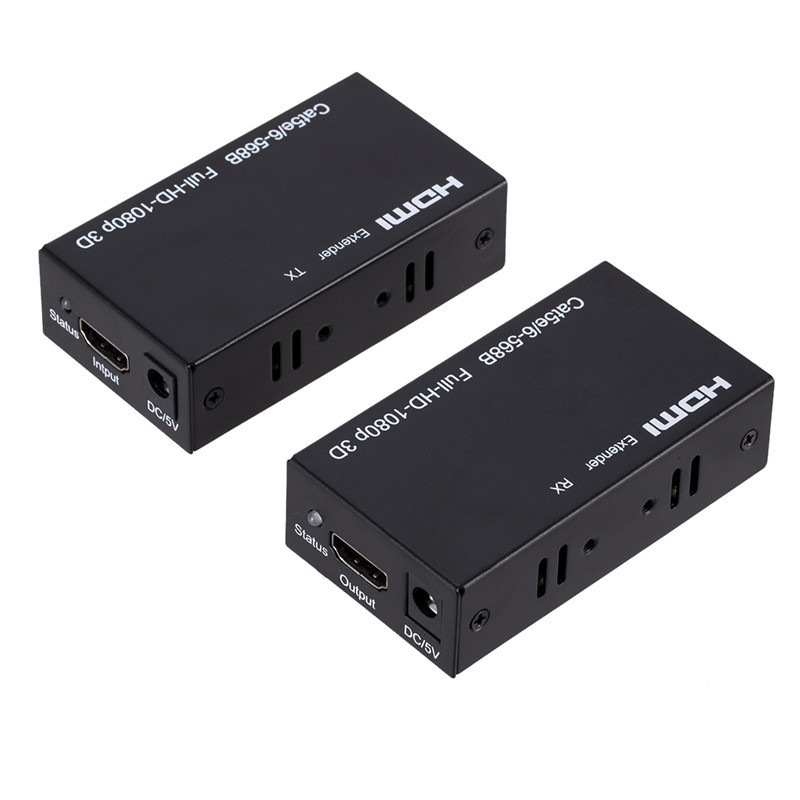 50米 HDMI单网线延长器 hdmi extender1080P HDMI转RJ45网线传输