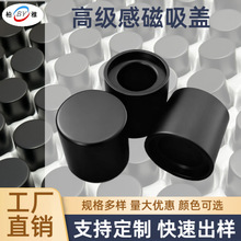 源头厂家磁吸盖高级感塑料蔚蓝香水盖百搭香水喷头配中套批发现货