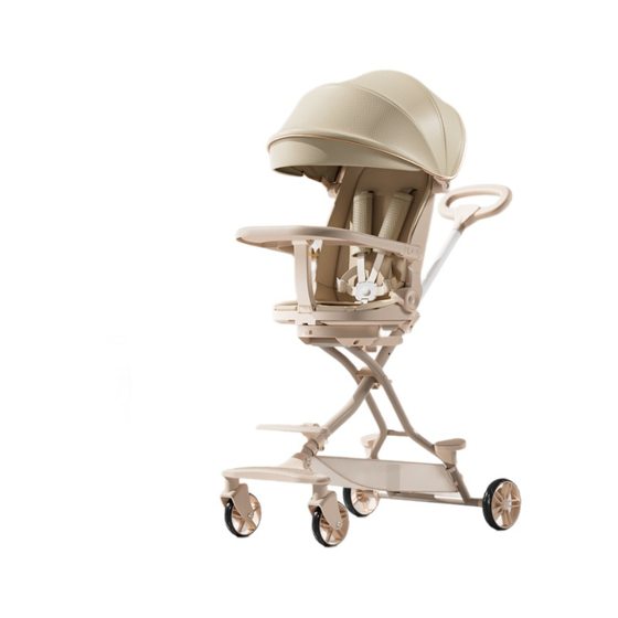 Cross-border Baby Walking Artifact Ultra-light Foldable Children's Baby Walking Car High Landscape Sitting and Lying Baby Trolley