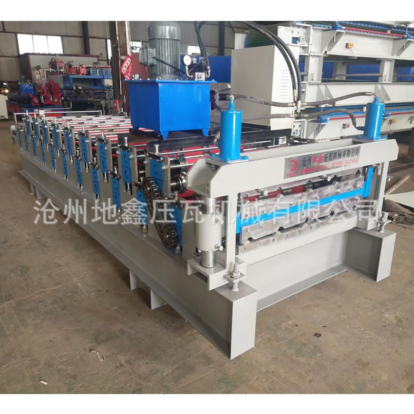 彩钢全自动双层压瓦机 彩钢活动房制作压瓦机 840-900双层压瓦机