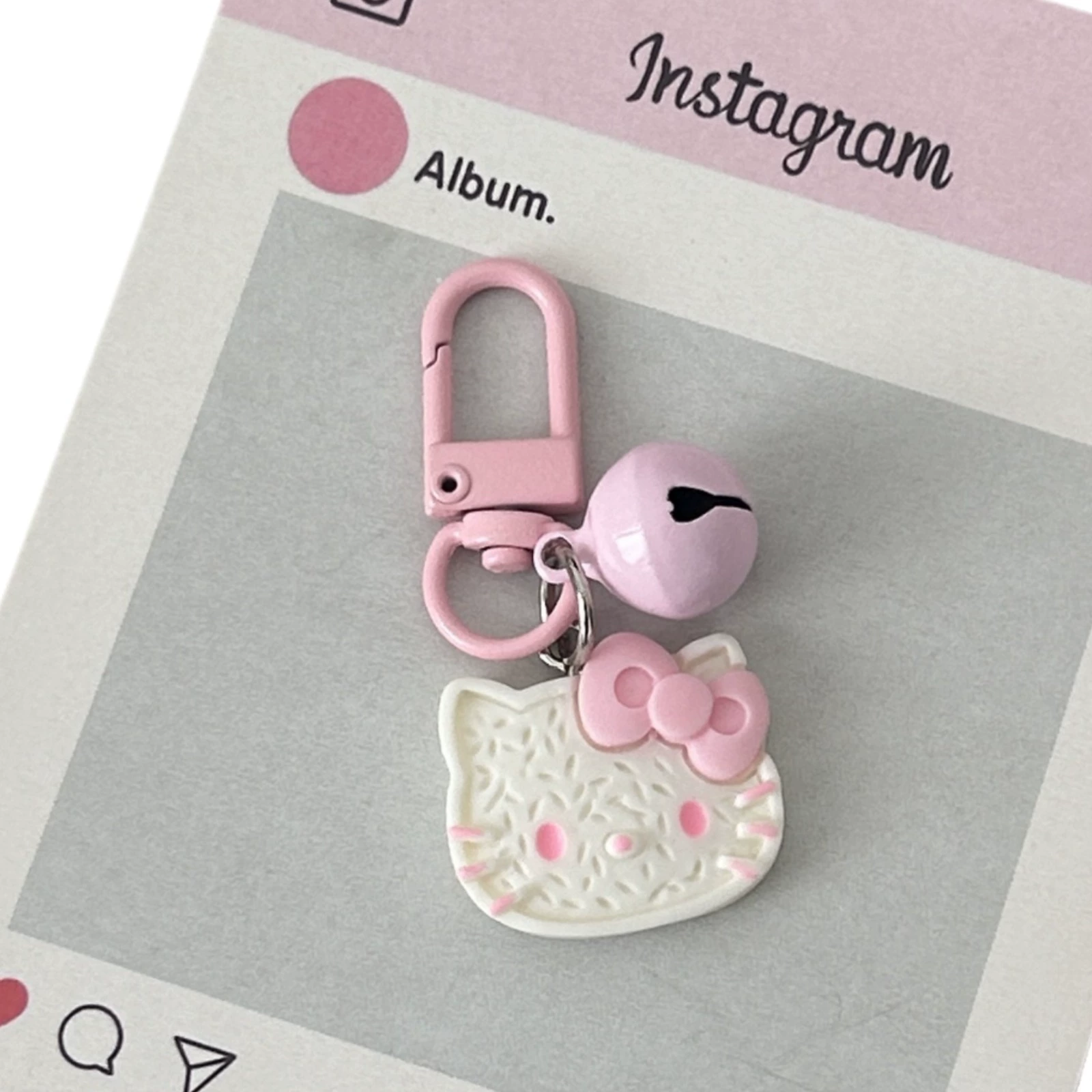 Hello Kitty, мультяшный маленький колокольчик, милый брелок, для рюкзака, подвеска, подарок на день рождения