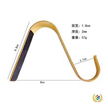 ≈小号乙型单钩圣诞袜壁炉挂钩桌面防滑挂钩可移动挂钩钩子金属挂