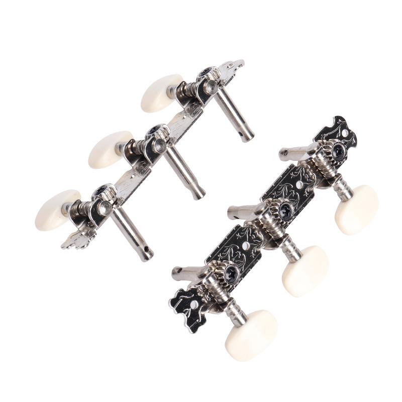 Blanco giro perilla abierta + cubierta + tornillo conjunto completo