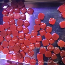 天然南红戒面方形戒面肥方形圆润饱满色艳新矿料裸石镶嵌配件批发