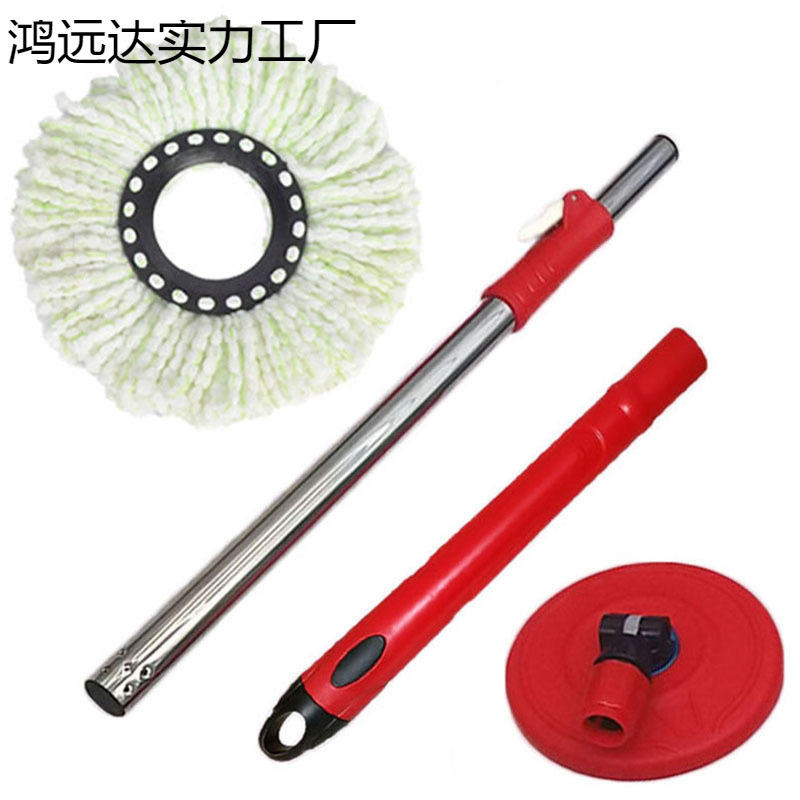 Universal Rotating Single Mop Rod Replacement for Household Mop, Stainless Steel Mop Handle