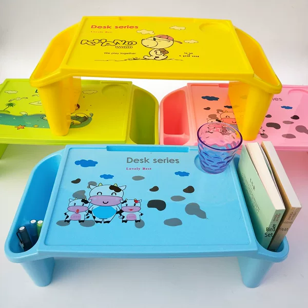 Children's Lazy Desk Plastic Children's Study Table Adult Bed Laptop Table Baby Plastic Table