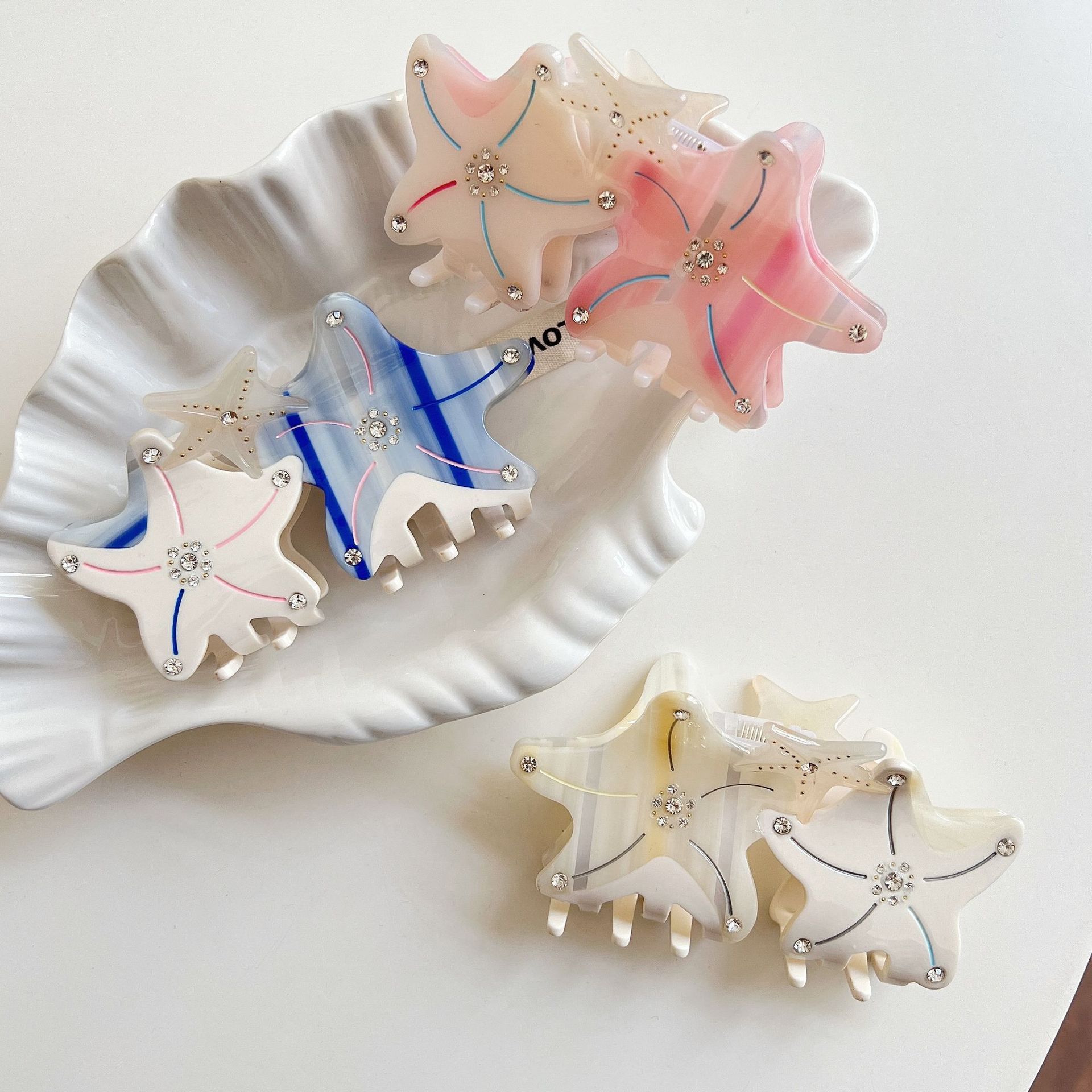 Women's Starfish Cute Acetic Acid Sheets Hair Claws display picture 3