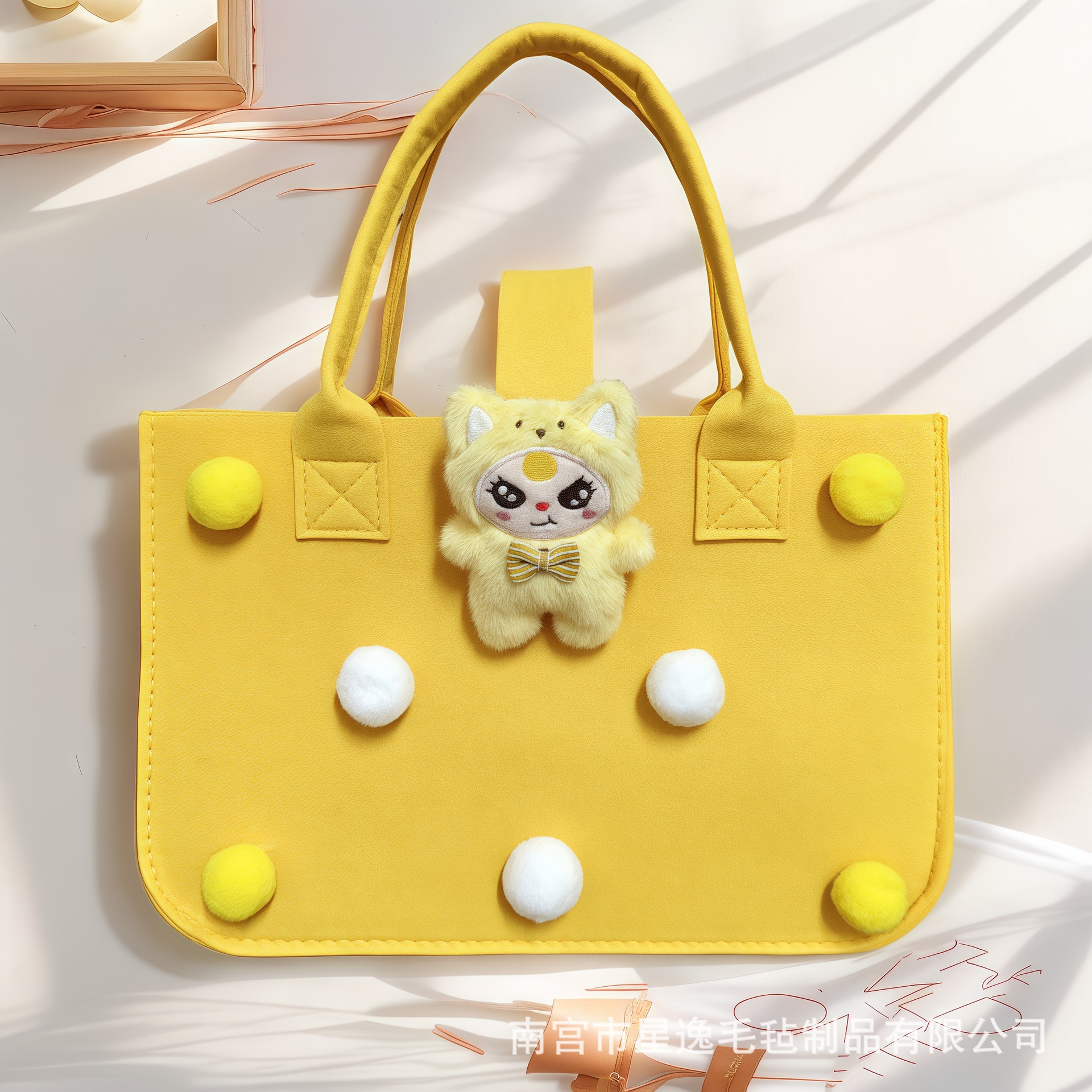 두꺼운 노란색 인형, 30*20*18