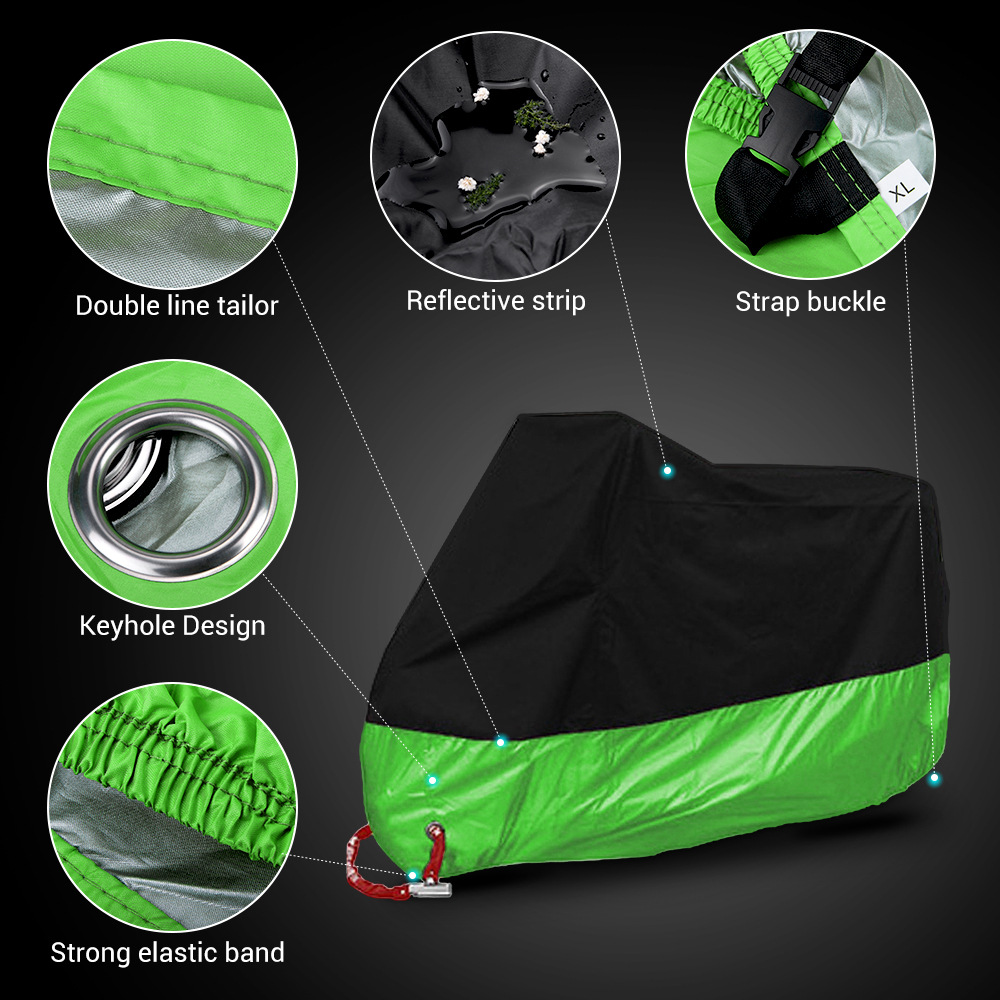 Ropa de protección solar transfronteriza cubierta de motocicleta gruesa cuatro estaciones universal multicolor vehículo eléctrico a prueba de lluvia y polvo ropa de motocicleta image 12