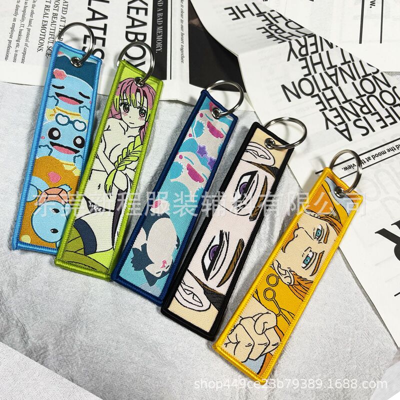 Pokémon Fabric Keychain Anime Pendant Pokémon Fabric Ornament Car Keychain