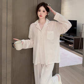 【汇源】9079# 秋冬新款睡衣女金钻绒甜美时尚休闲家居服套装