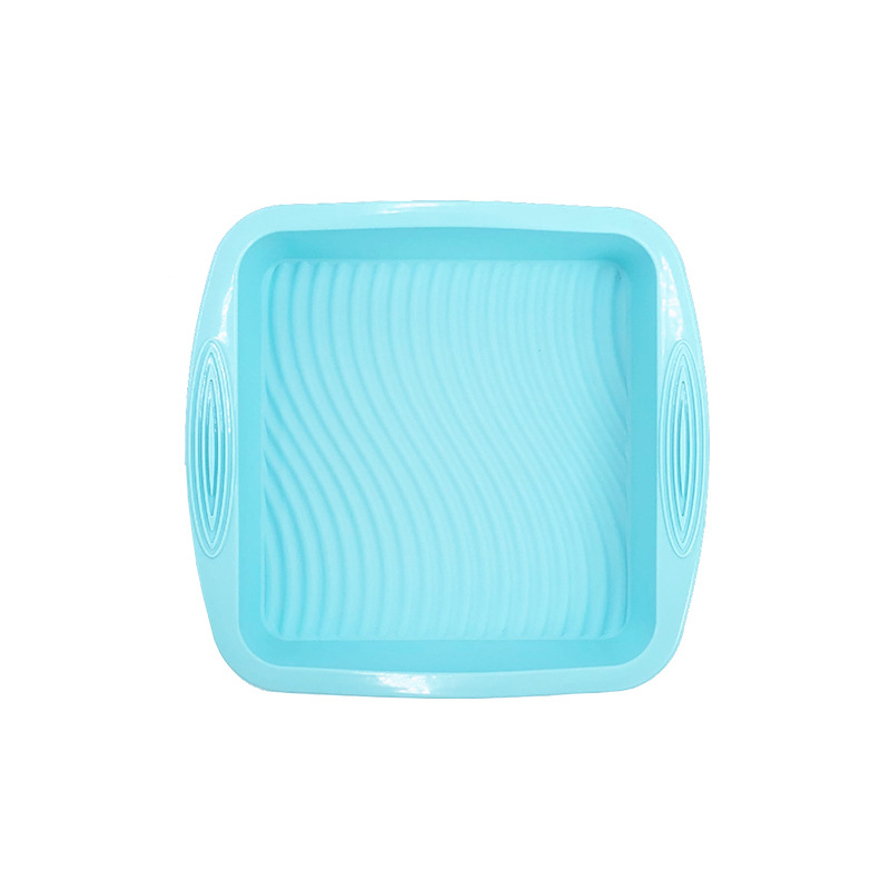 Herramientas de hornear molde de pastel de silicona molde de pastel redondo Qi Feng pan tostado para hornear traje de grado alimenticio