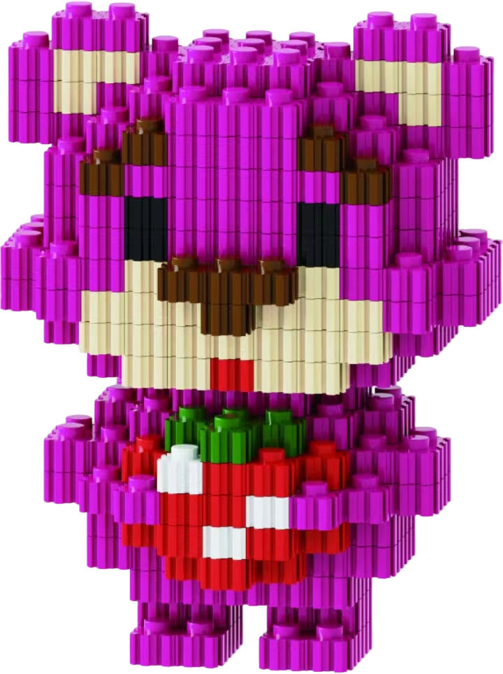 6181 컬러박스 포장 만화 인기모델 [서있는 딸기곰]