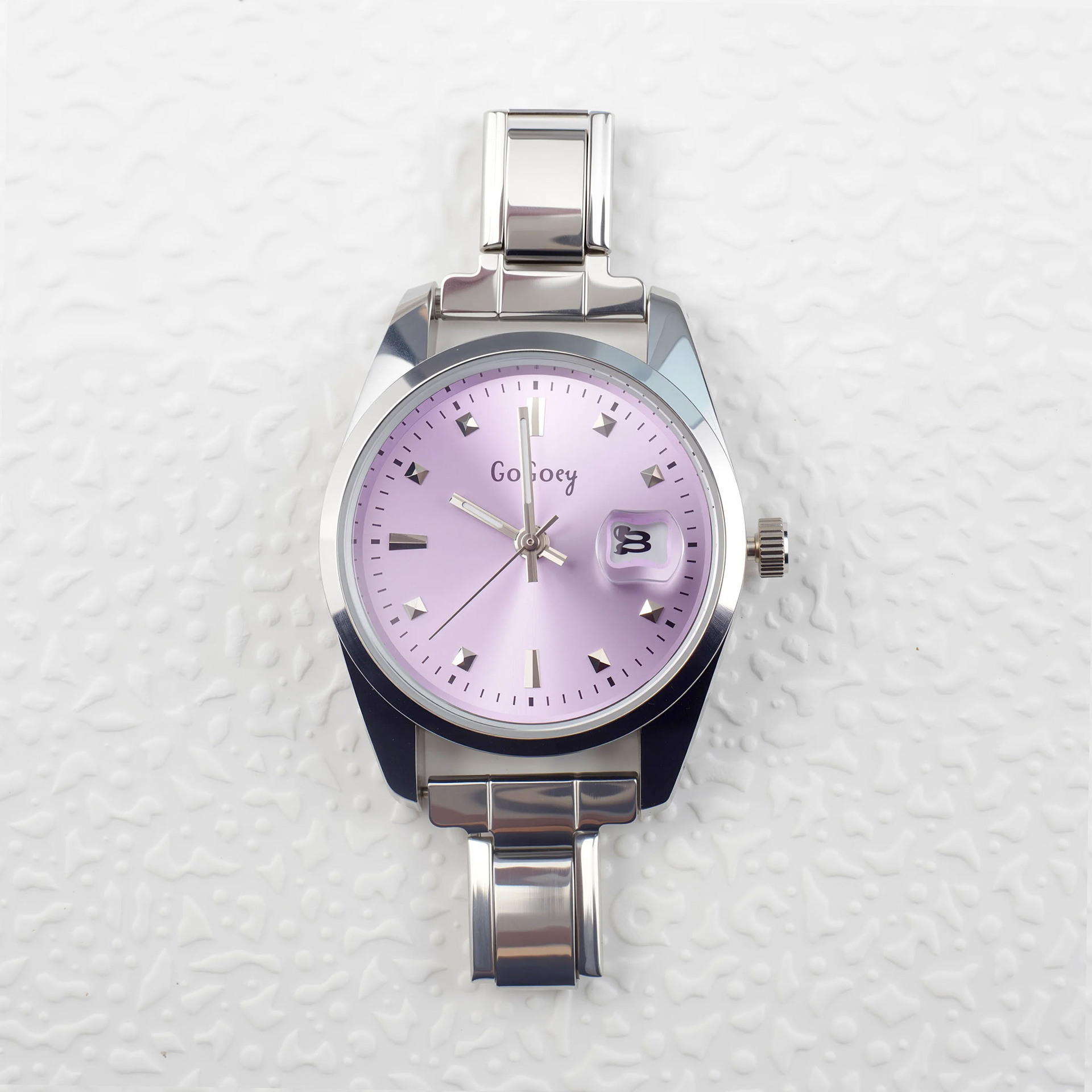 人気モジュールのチェーン時計女性石英時計卸売り欧米のブレスレットには、DIY腕時計がセットされています