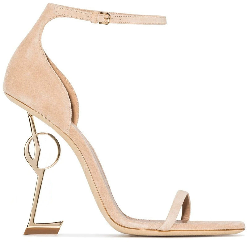 Summer cocktail sandals with a strap, internet celebrity
