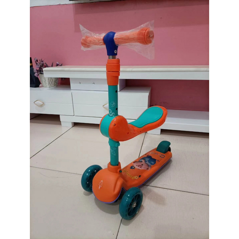 Fabricante de regalos para niños patinetes Miko plegables patinetes de pedal de rueda de flash patinetes de 1 - 6 años