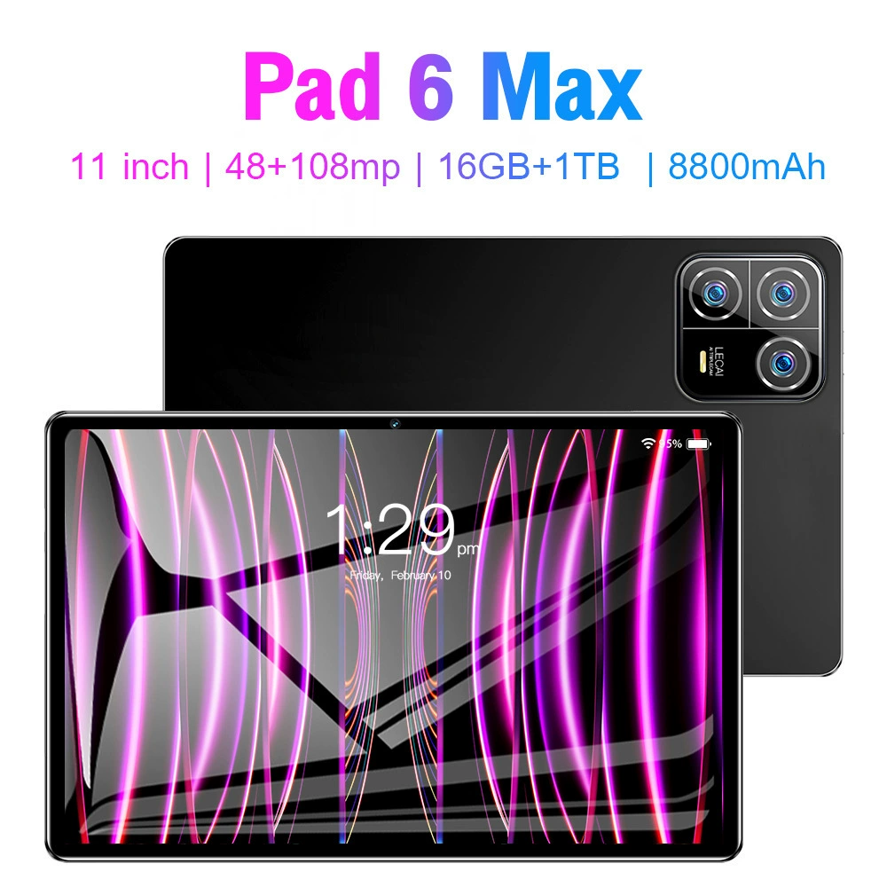 Кросс‑бордер Pad6 Max умный планшет 16+1Т большой экран источник производителя по месту TK/Temu дропшиппинг