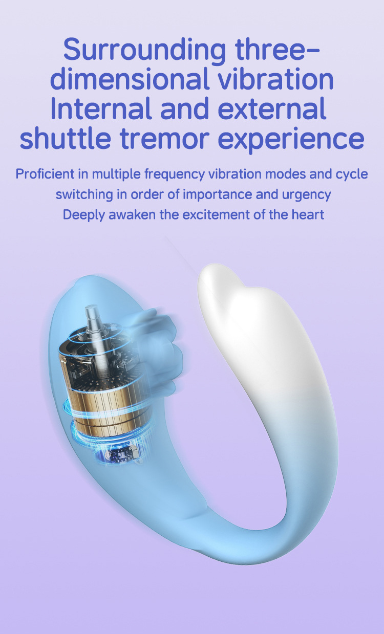 Neuer, per App fernsteuerbarer, U-förmiger, tragbarer Vibrations-Ei-Masturbator für Erwachsene mit verschiedenen Frequenzen – ideal für den Außenbereich._voghion.com