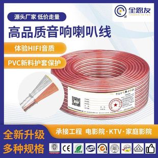 Audio Cable Rvh200 Core Audio Cable Surround Speaker Cable Professional Fever Grade Engineering Gold and Silver Cable