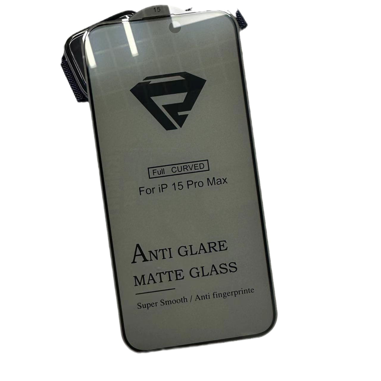 Aplicable iPhone16Promax serigrafía HD 15plus película templada 14 tres presiones laterales fuertes 45g galvanoplastia engrasante