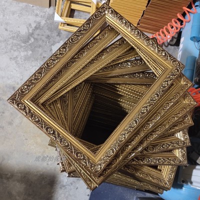 golden Wood Frame Frame Frame Organic glass Welcome to customize