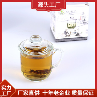 Creative water cup hot water glass tea set flower tea cup office tea cup filter with lid with Cup
