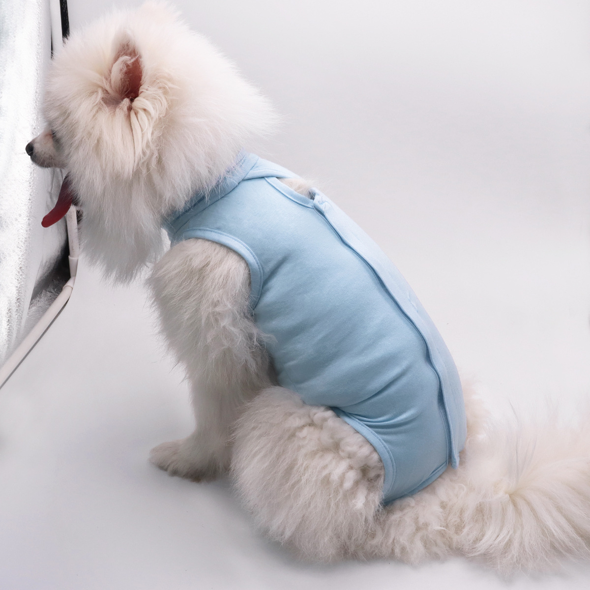 Traje quirúrgico para gatos, ropa después de la esterilización de mascotas, transpirable y anti-lamido, traje general de esterilización para perros de cuatro estaciones, traje quirúrgico para gatos