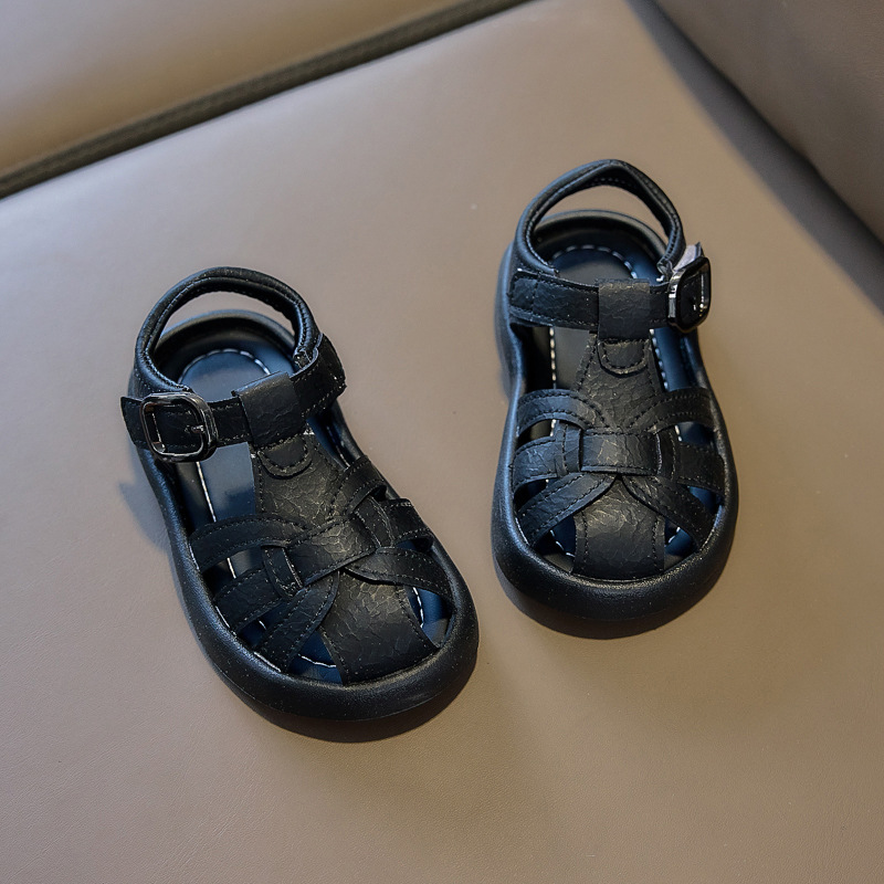 Sandallas infantiles verano 2026 nuevas sandalias para niñas zapatos de princesa zapatos romanos zapatos de playa suaves para niños al por mayor image 4