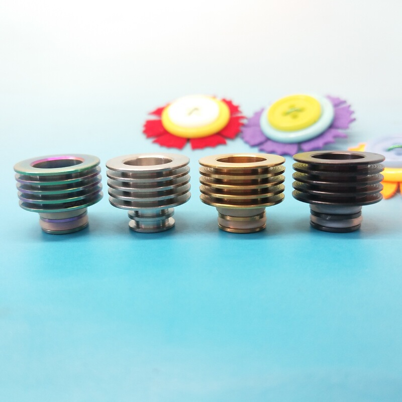 510-510 Mouthpiece Adapter 510 Drip Tip Radiator Metal Cigarette Holder Heat Sink Cross-Border Hot Selling