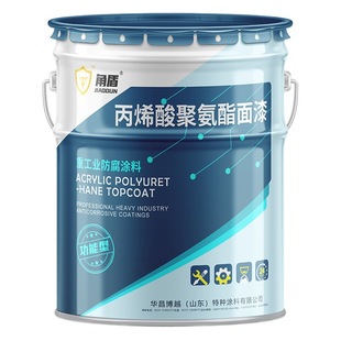 Acrylic Polyurethane Topcoat Outdoor Railing Paint Steel Structure Heavy Anti-corrosion Engineering Metal Polyurethane Topcoat