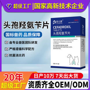 Cefaxil Tablets for Pet Cats Dog Respiratory Tract Urinary Tract Skin Infection Pet Medicine Wholesale