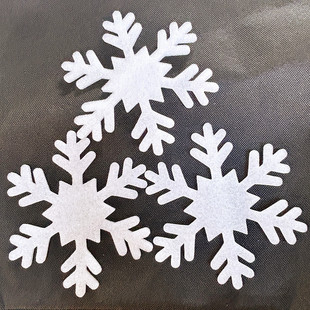 Christmas decorations snowflake three-dimensional holiday scene layout dress up children's performance props shopping mall storefront
