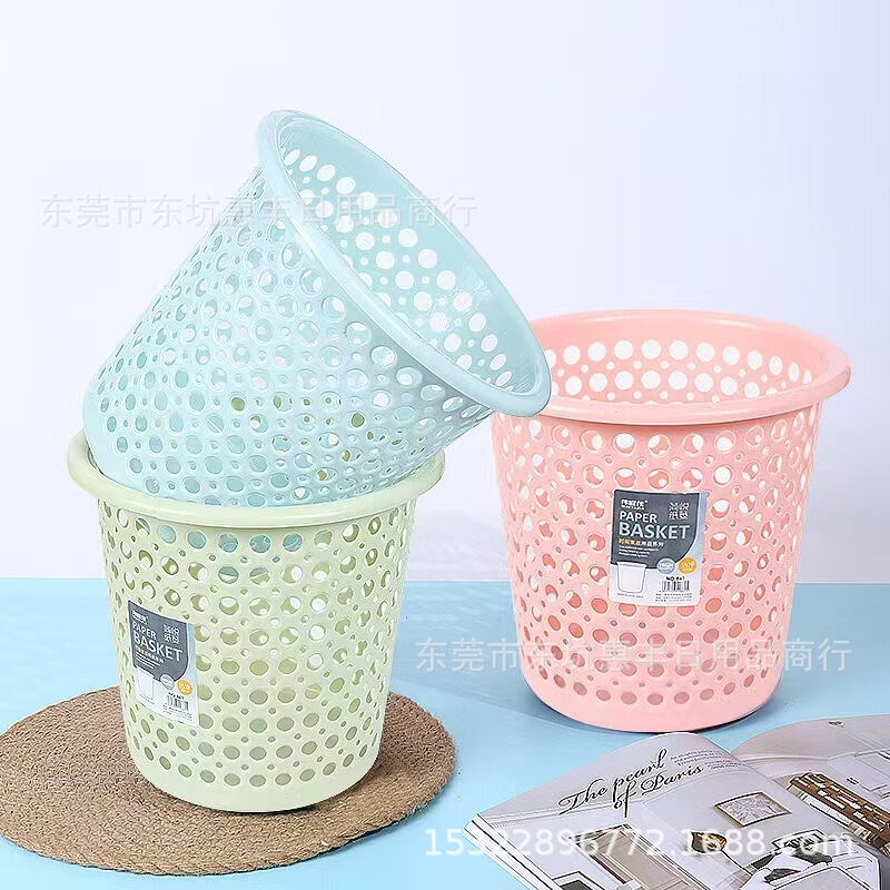 Supermarket department store large garbage basket European-style garbage basket plastic garbage basket supermarket supply wholesale