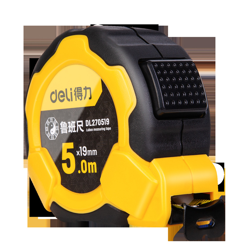 Regla auténtica de Feng Shui de Delyluban, cinta de acero de 5m, 7.5m de medición de alta precisión, regla de cuero