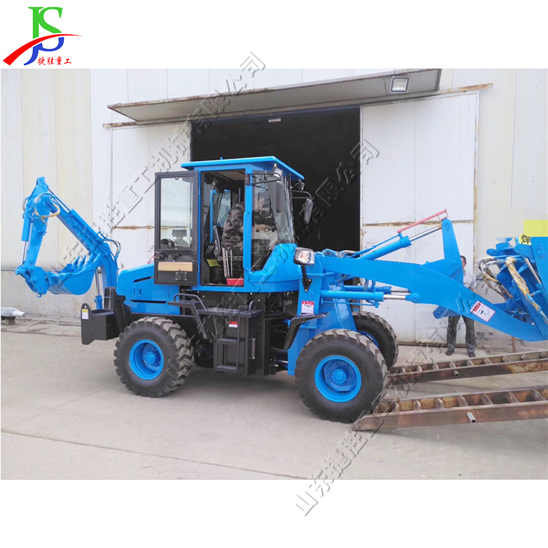 Equipo de transporte de carga de excavación hidráulico de construcción de dos extremos ocupado huerto huerto equipo de transporte de ruedas