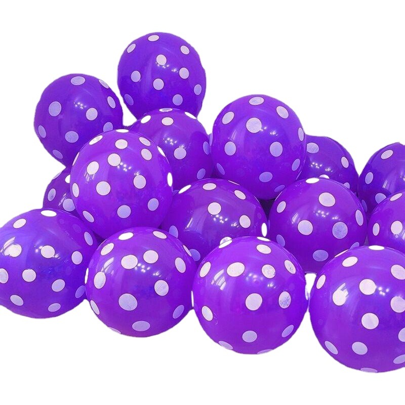 Globo de lunares engrosado, globo de color caramelo con lunares, arreglo de cumpleaños, decoración de fiesta, globo de boda, venta al por mayor