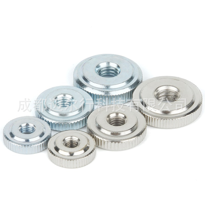 圆螺母滚花螺母滚花螺丝螺母方形焊接螺母山东螺母