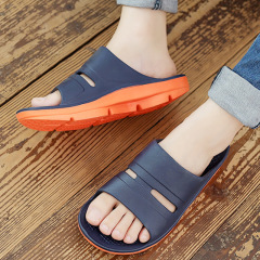 新しい夏の男女の夏の2色の裸のスリッパの卸売りの男女のevaの快適な通気性の耐摩耗性の滑り止めの涼しさ