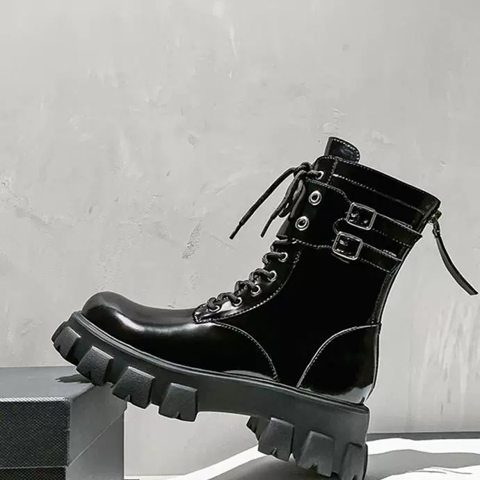 2021 новый He Yangyang Чжао Лиин, тот же Мартин сапоги, английский стиль, толстая молния, средний локомотив, короткие сапоги