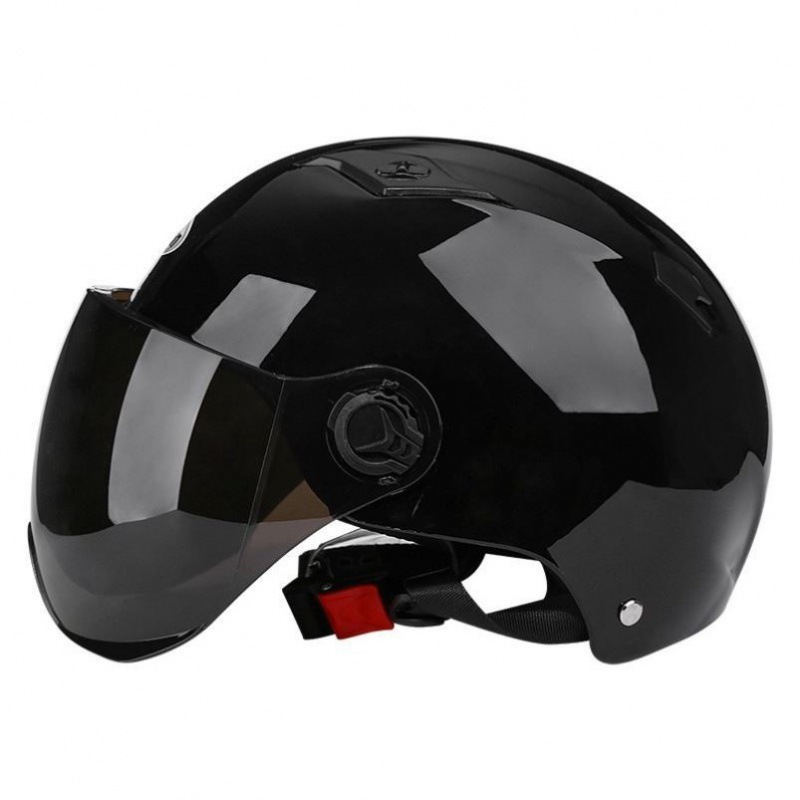 Harley Style Helmet — Universal Auto Parts and Accessories - 303-gloss-black