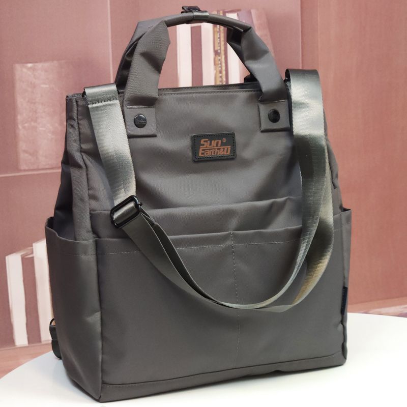 High-End Texture! Counter Genuine Multi-Purpose Backpack, Satchel Shoulder Crossbody Backpack, Waterproof Large-Capacity Computer Bag