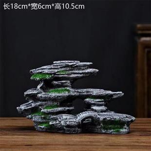 Ǒcreative Rockery Stone Bonsai Scenery Accessories Micro Landscape Ecological Fish Tank Landscaping Decoration Ornaments Flowing Water