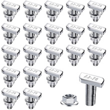 304不锈钢t型螺丝T形螺栓M8-M10光伏槽用铝型材方头螺丝