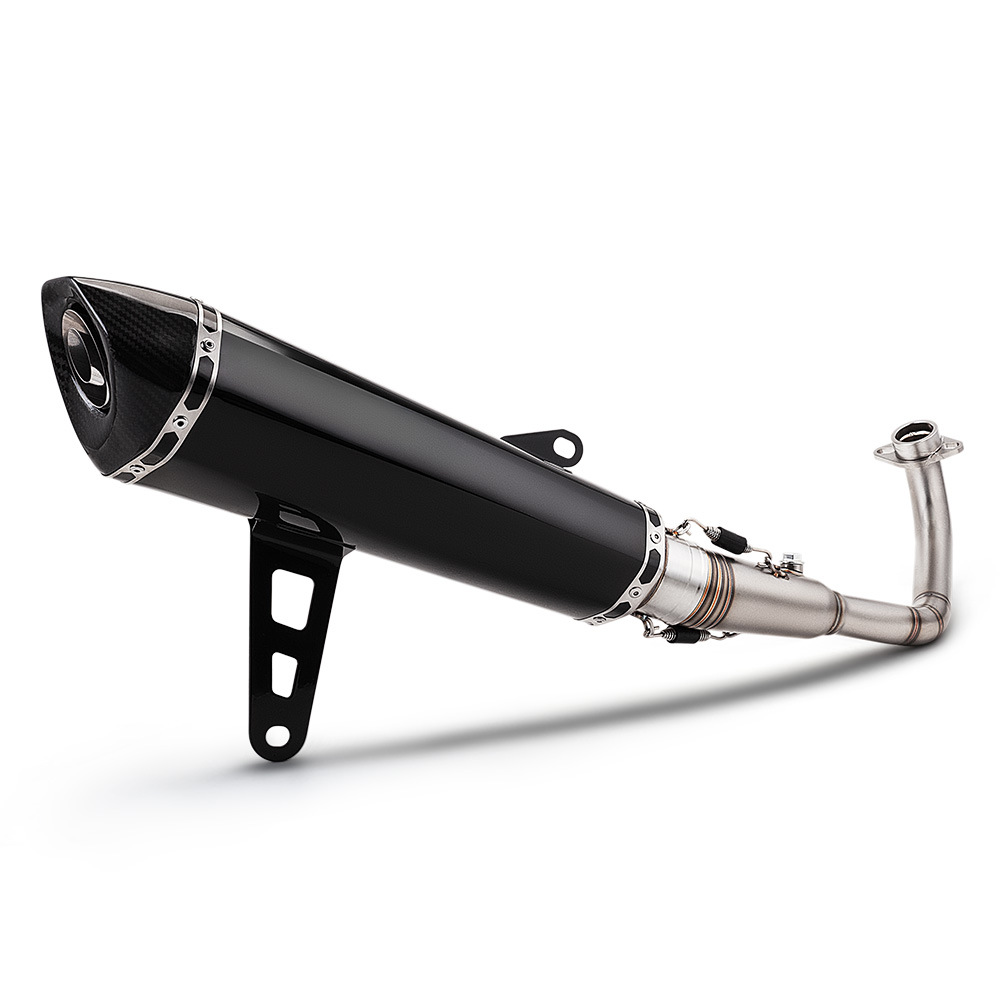 XMAX300 stainless steel front exhaust pipe and tail muffler set, motorcycle full exhaust pipe modification